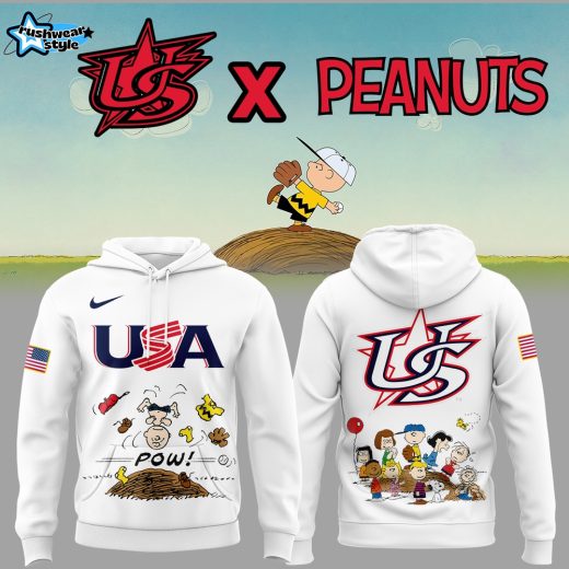 Limited Edition Usa Baseball x Peanuts Hoodie 2026