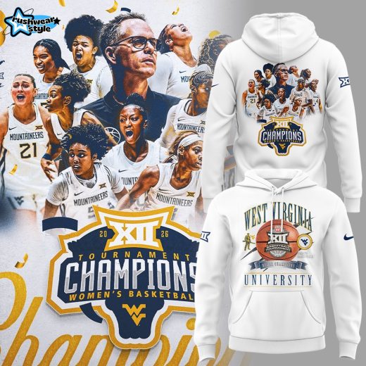 Limited Edition Women’s Basketball 2026 BIG 12 TOURNAMENT CHAMPIONS Hoodie