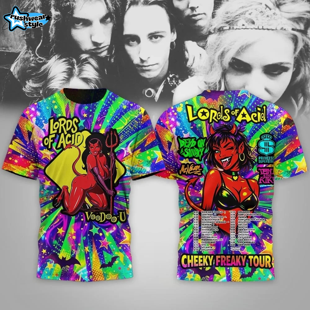 Lords Of Acid Voodoo U Cheeky Freaky Tour Shirt Lords Of Acid Voodoo U Cheeky Freaky Tour Shirt