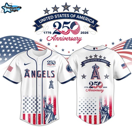 Los Angeles Angels America 250 Celebration Baseball Jersey