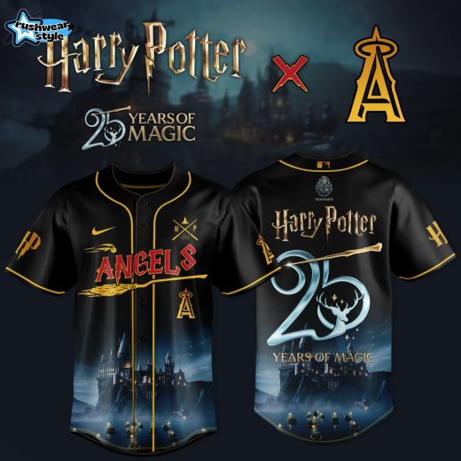 Los Angeles Angels Harry Potter 25th Anniversary Magic Baseball Jersey