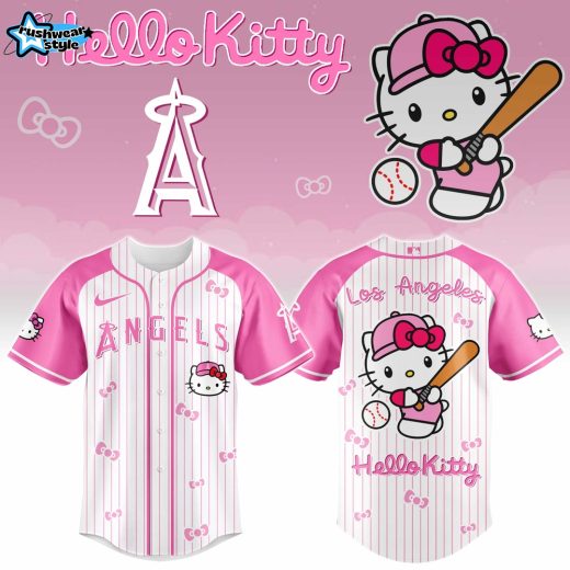 Los Angeles Angels Hello Kitty 2026 Limited Edition MLB Jersey Ver 2