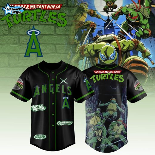 Los Angeles Angels MLB x TMNT Custom Design 2026 Limited Edition Jersey