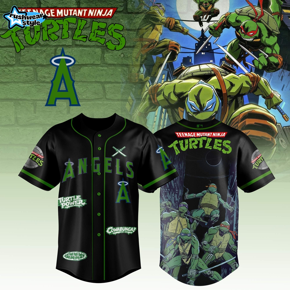Los Angeles Angels MLB x TMNT Custom Design 2026 Limited Edition Jersey Los Angeles Angels MLB x TMNT Custom Design 2026 Limited Edition Jersey