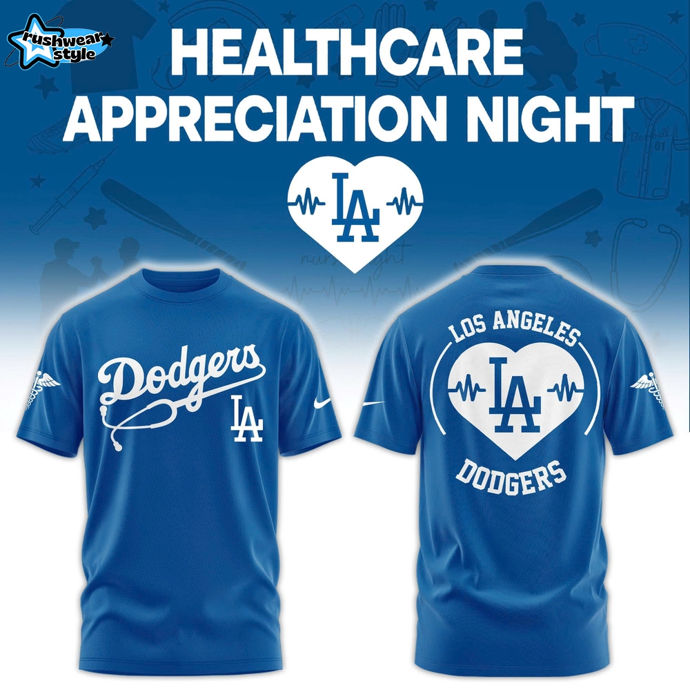 Los Angeles Dodgers Healthcare Appreciation Night 2026 Exclusive T-Shirt | Jogger | Cap Los Angeles Dodgers Healthcare Appreciation Night 2026 Exclusive T-Shirt | Jogger | Cap
