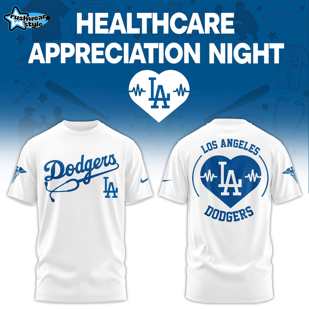 Los Angeles Dodgers Healthcare Appreciation Night 2026 Exclusive T-Shirt | Jogger | Cap Los Angeles Dodgers Healthcare Appreciation Night 2026 Exclusive T-Shirt | Jogger | Cap