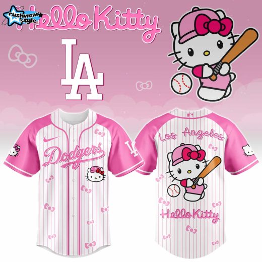 Los Angeles Dodgers Hello Kitty 2026 Limited Edition MLB Jersey Ver 2