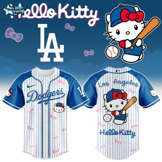 Los Angeles Dodgers Hello Kitty 2026 Special Edition Baseball Jersey