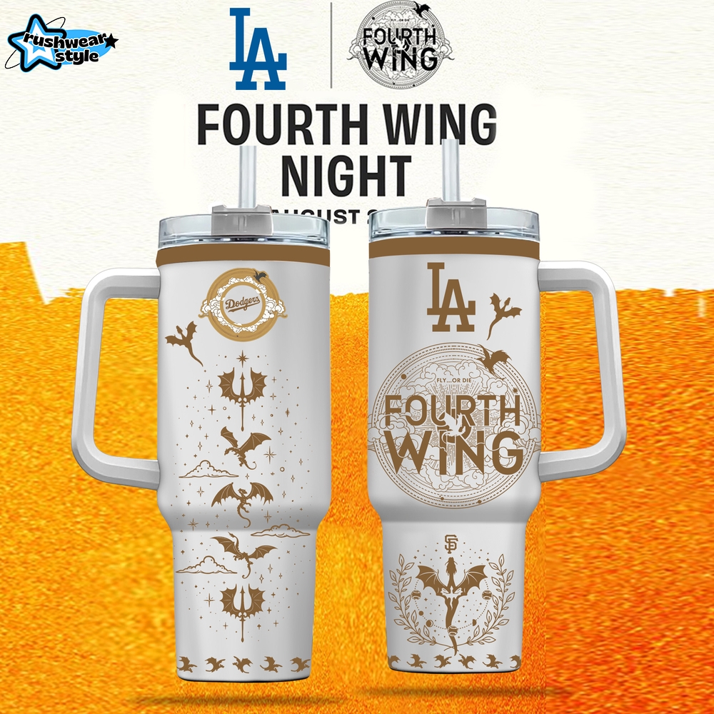 Los Angeles Dodgers MLB x Fourth Wing Tumbler Los Angeles Dodgers MLB x Fourth Wing Tumbler