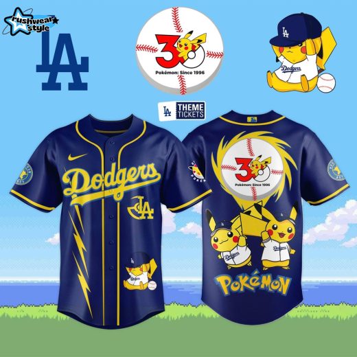 Los Angeles Dodgers MLB x Pokémon 30 Years Celebration 2026 Collector Jersey