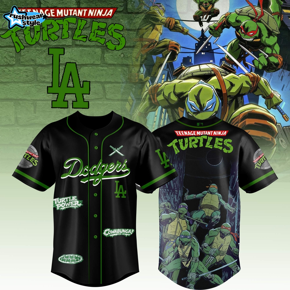 Los Angeles Dodgers MLB x Teenage Mutant Ninja Turtles Custom Design 2026 Limited Edition Jersey Los Angeles Dodgers MLB x Teenage Mutant Ninja Turtles Custom Design 2026 Limited Edition Jersey