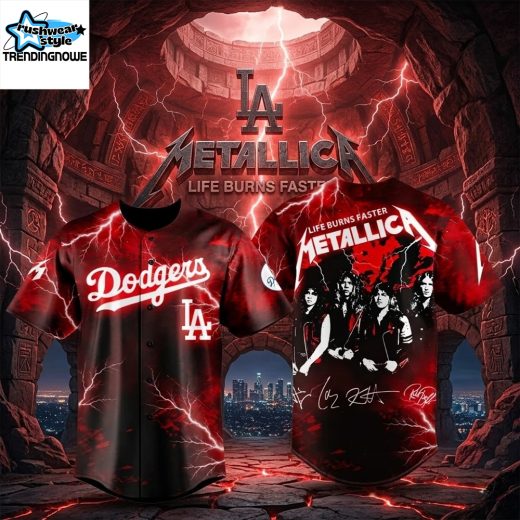 Los Angeles Dodgers Metallica Special Edition Jersey 2026