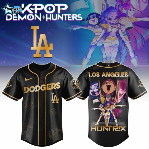 Los Angeles Dodgers x “Golden” Kpop Hunter Demon Jersey Limited Edition + Selling Out Fast