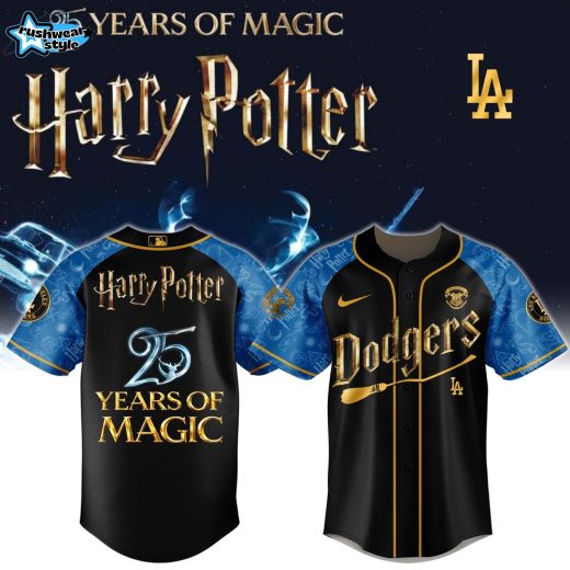 Los Angeles Dodgers x Harry Potter 25 Years of Magic Game Night 2026 Jersey Limited Edition Selling Out Fast Ver2