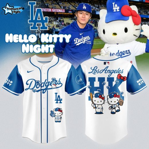 Los Angeles Dodgers x Hello Kitty Night 2026 Limited Editions Jersey