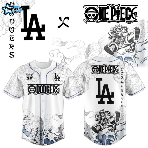 Los Angeles Dodgers x Luffy Gear 5 Baseball Jersey