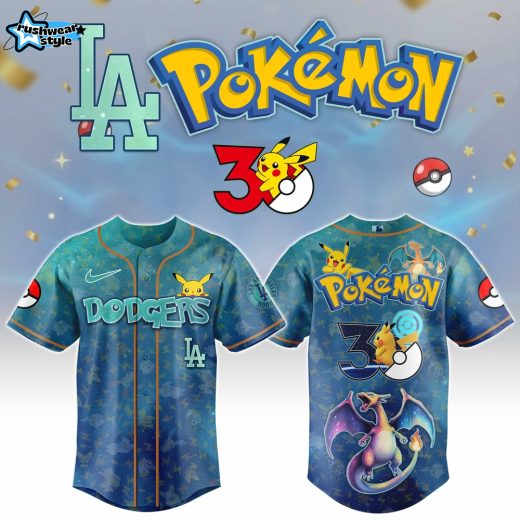 Los Angeles Dodgers x Pokémon 2026 Limited Collector Baseball Jersey