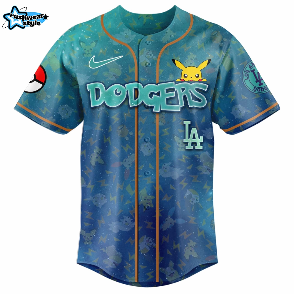 Los Angeles Dodgers x Pokémon 2026 Limited Collector Baseball Jersey Los Angeles Dodgers x Pokémon 2026 Limited Collector Baseball Jersey
