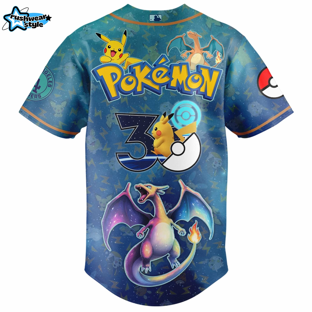 Los Angeles Dodgers x Pokémon 2026 Limited Collector Baseball Jersey Los Angeles Dodgers x Pokémon 2026 Limited Collector Baseball Jersey