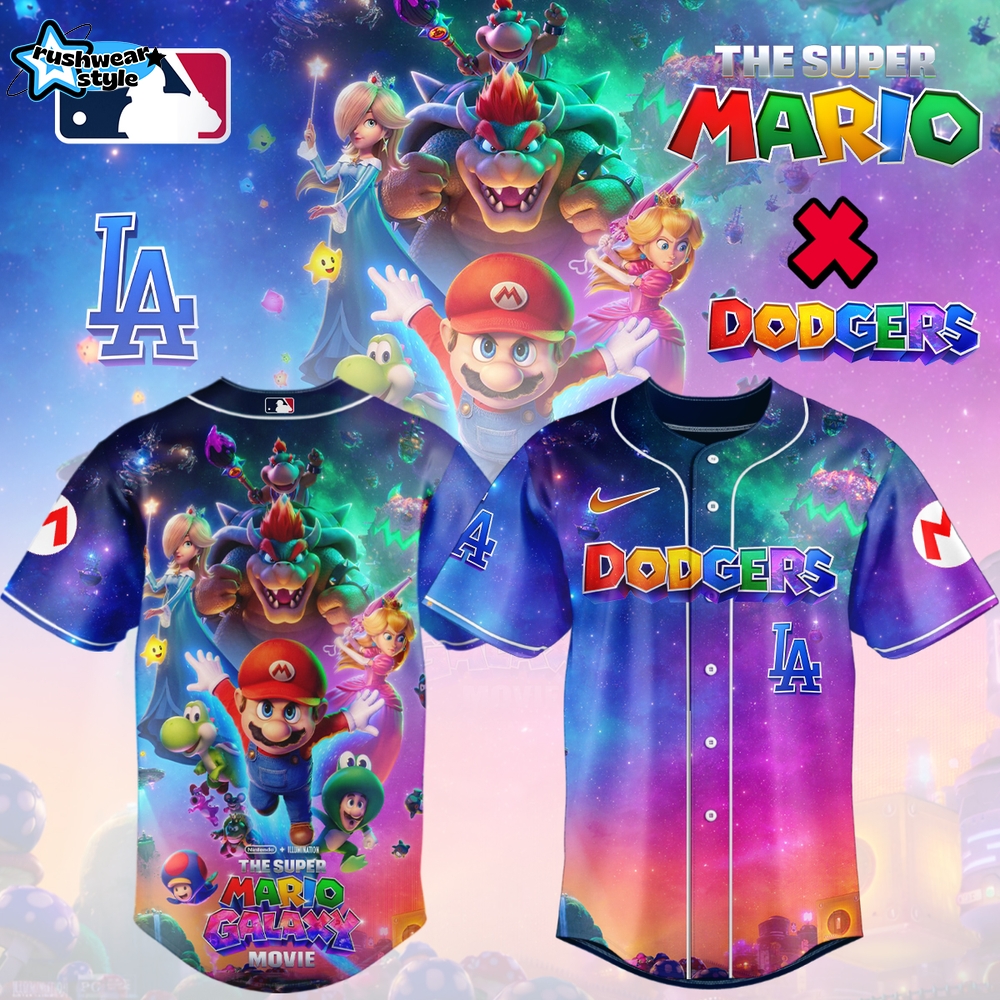 Los Angeles Dodgers x “SUPER MARIO GALAXY” Limited Edition – Jersey 2 Los Angeles Dodgers x “SUPER MARIO GALAXY” Limited Edition – Jersey 2