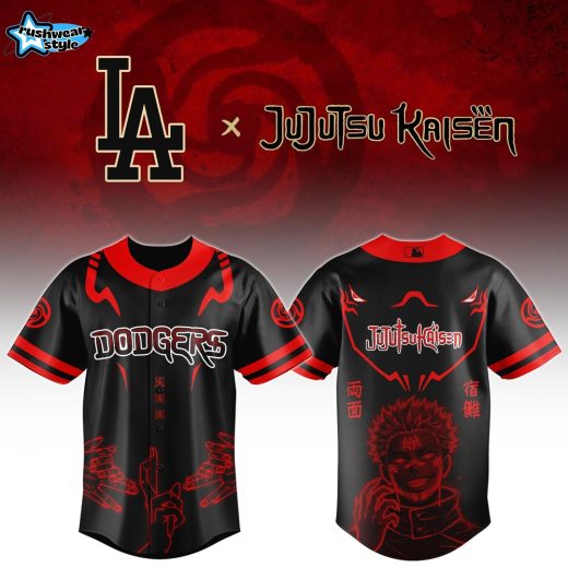 Los Angeles Dodgers x Sukuna Cursed Energy Jersey