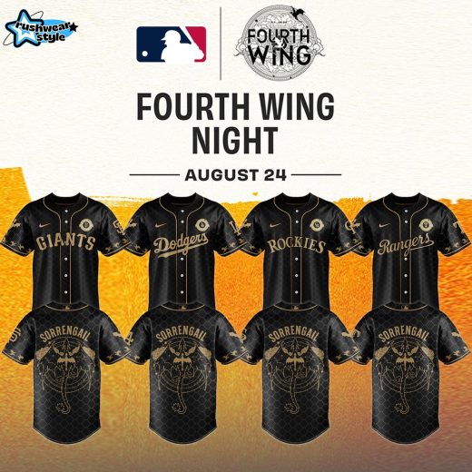 MLB ALL TEAM x Fourth Wing Jersey - Black Limited Edition