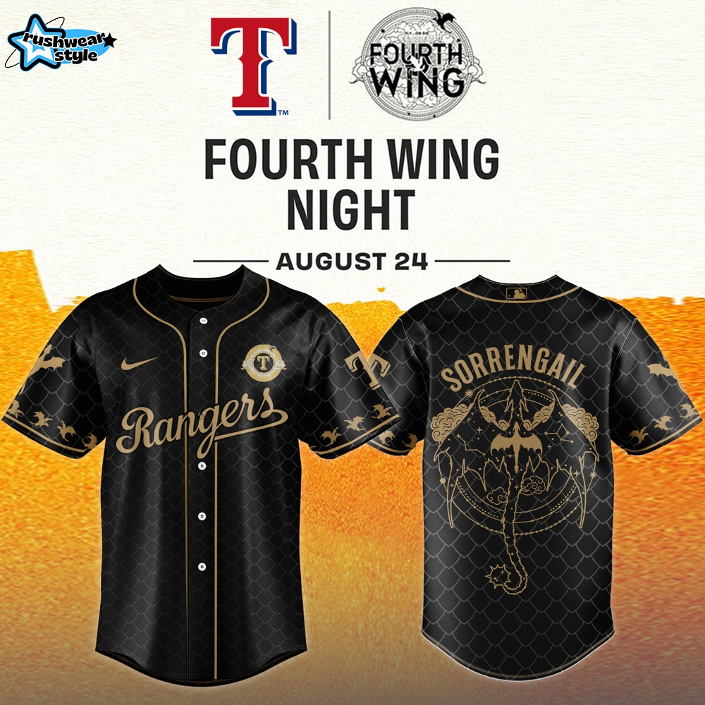 MLB ALL TEAM x Fourth Wing Jersey - Black Limited Edition MLB ALL TEAM x Fourth Wing Jersey - Black Limited Edition