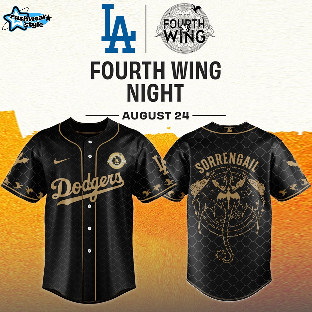 MLB ALL TEAM x Fourth Wing Jersey - Black Limited Edition MLB ALL TEAM x Fourth Wing Jersey - Black Limited Edition