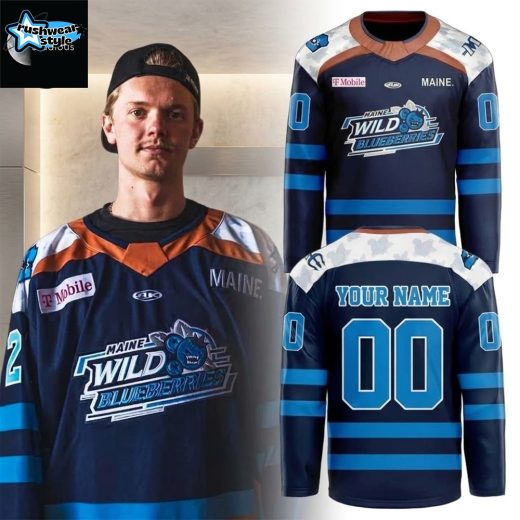 Maine Mariners New Maine Wild Blueberries Edition Hockey Jersey 2026