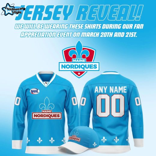 Maine Nordiques 2026 Powder Blue Jersey