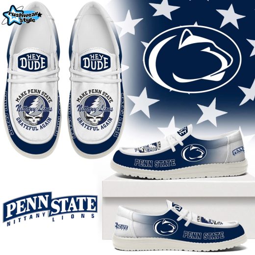 Make Penn State Nittany Lions Grateful Again Hey Dude Shoes Limited Edition