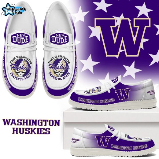 Make Washington Huskies Grateful Again Hey Dude Shoes Limited Edition