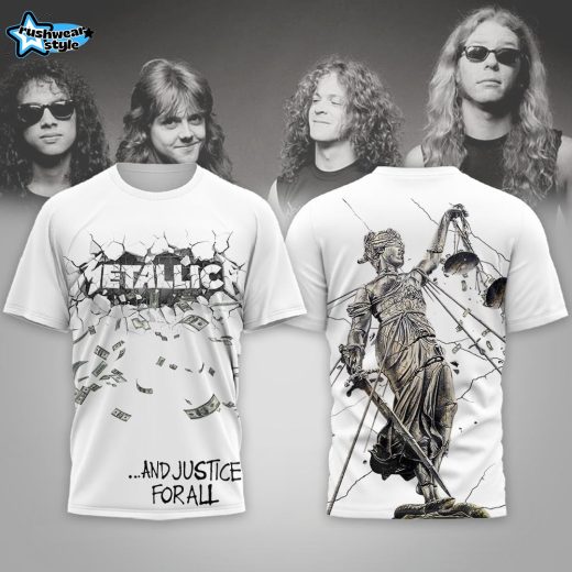 Metallica And Justice For All Lady Justice Shirt 2026