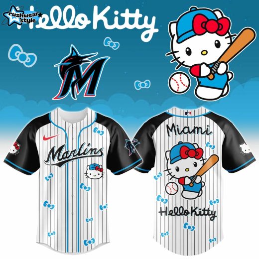 Miami Marlins Hello Kitty 2026 Special Edition Baseball Jersey