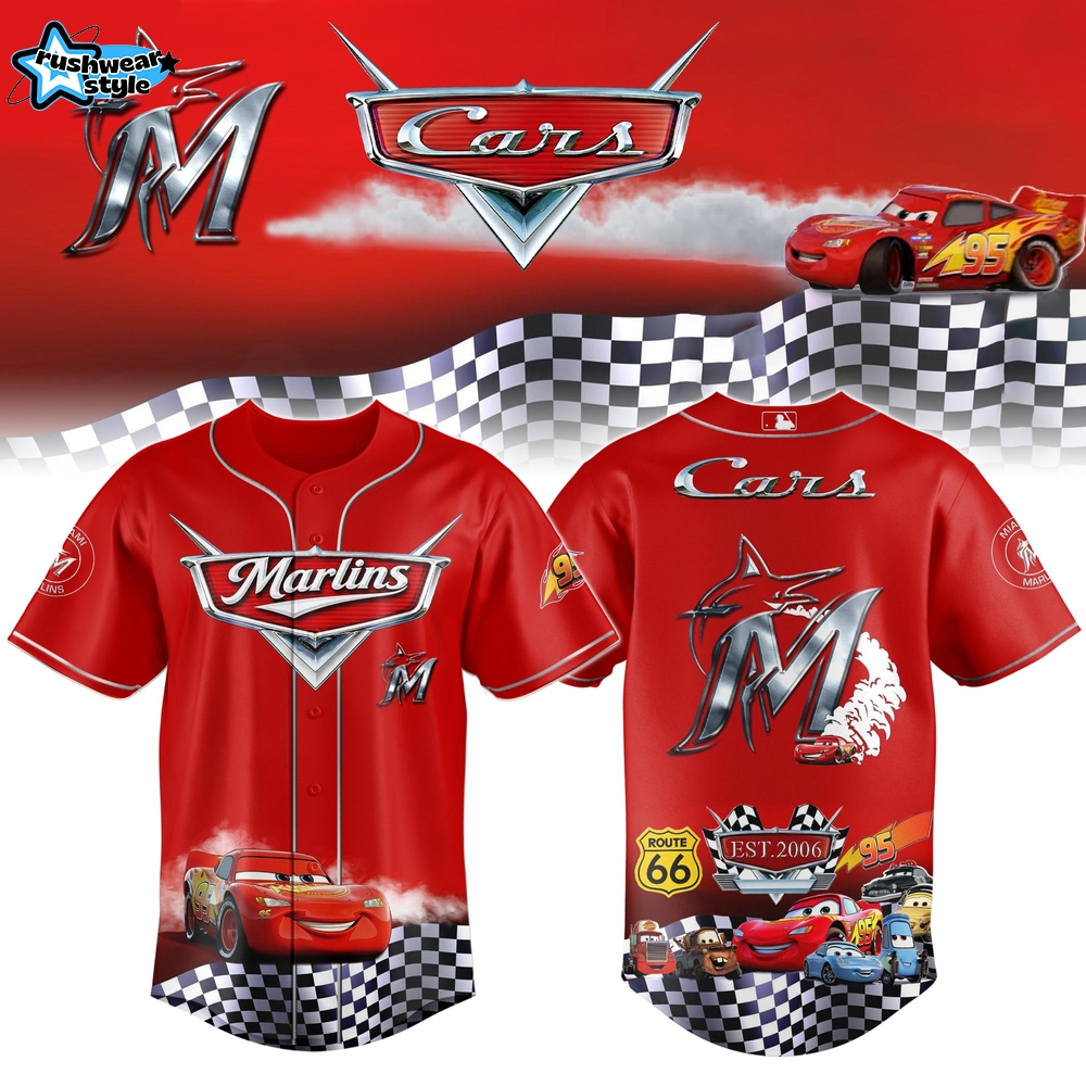 Miami Marlins Special Cars 20th Anniversary Limited Edition Jersey Miami Marlins Special Cars 20th Anniversary Limited Edition Jersey