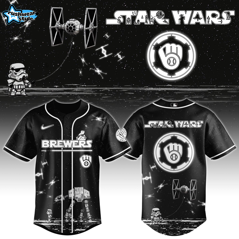 Milwaukee Brewers 2026 Star Wars Special Edition Baseball Jersey Milwaukee Brewers 2026 Star Wars Special Edition Baseball Jersey