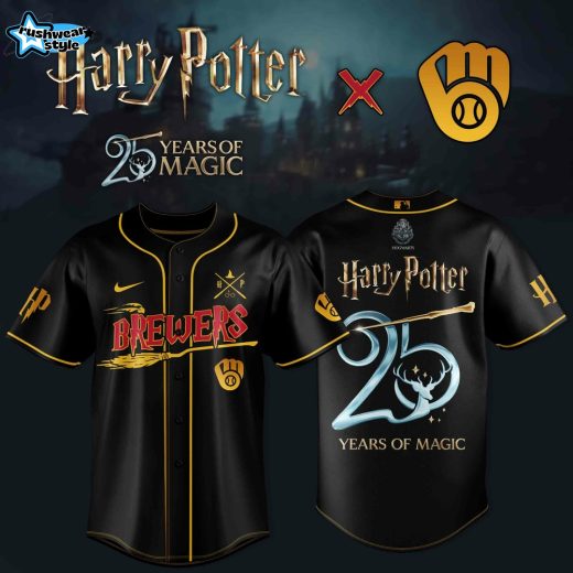 Milwaukee Brewers Harry Potter 25th Anniversary Magic Baseball Jersey