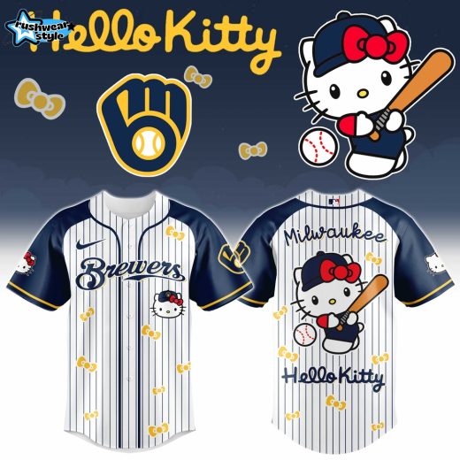 Milwaukee Brewers Hello Kitty 2026 Special Edition Baseball Jersey