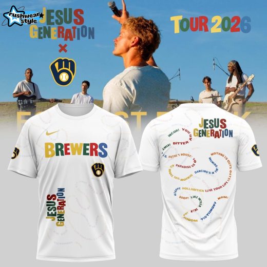 Milwaukee Brewers Jesus Generation Tour 2026 Shirt