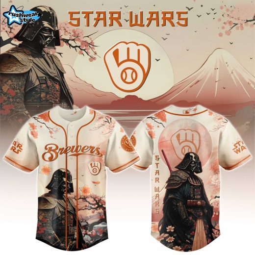 Milwaukee Brewers – Star War Edition Limited Jersey Japanese cherry blossoms