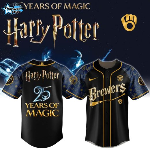 Milwaukee Brewers x Harry Potter 25 Years of Magic Game Night 2026 Jersey Limited Edition Selling Out Fast Ver2