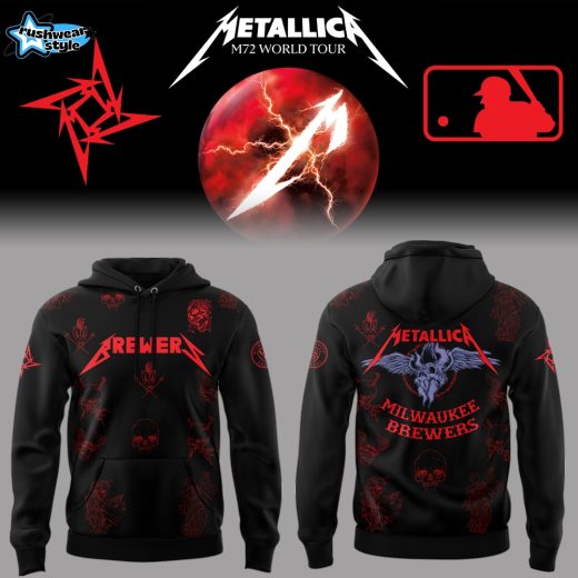 Milwaukee Brewers x Metallica M72 World Tour Limited Edition Hoodie