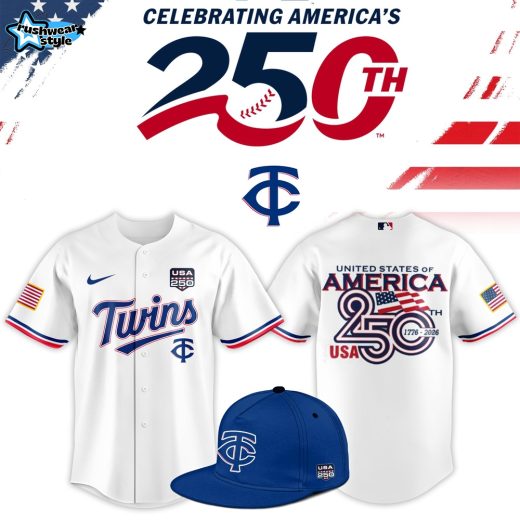 Minnesota Twins USA 250th Anniversary Limited Baseball Jersey