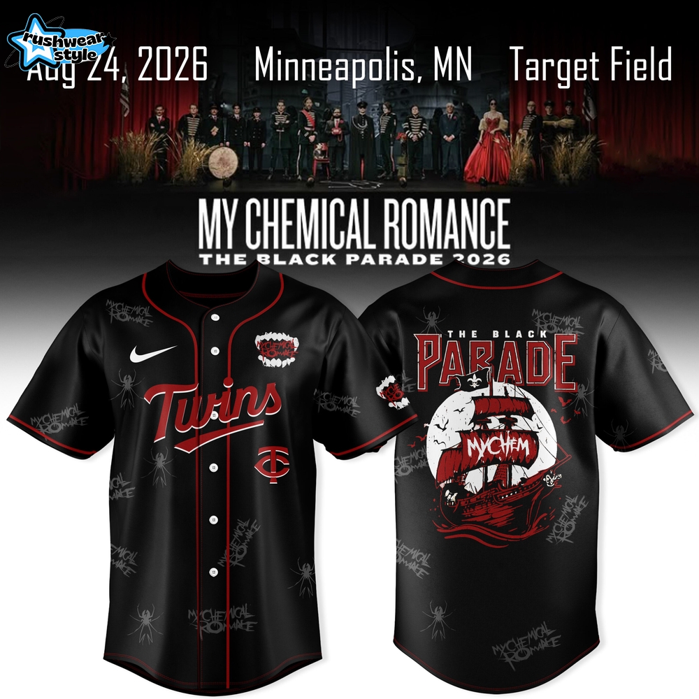 Minnesota Twins x My Chemical Romance Black Parade 2026 Limited Jersey Collection Minnesota Twins x My Chemical Romance Black Parade 2026 Limited Jersey Collection