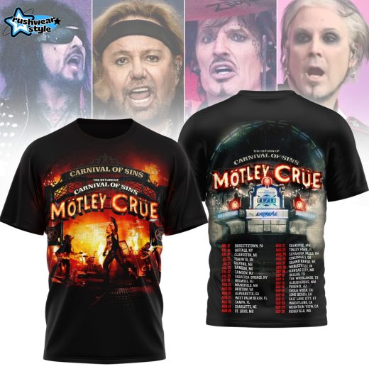 Motley Crue Carnival Of Sins T-Shirt 2026