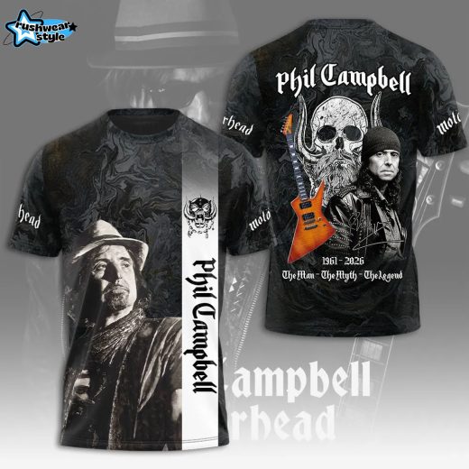Motörhead x Phil Campbell 3D Tshirt
