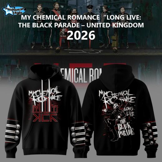 My Chemical Romance Long Live The Black Parade UK 2026 Tour Graphic Hoodie Ver2