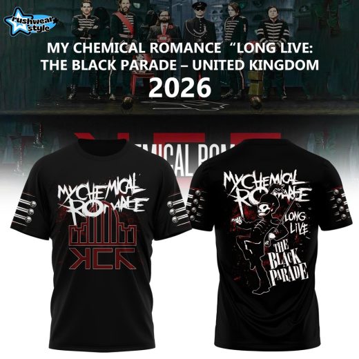 My Chemical Romance Long Live The Black Parade UK Tour 2026 Shirt