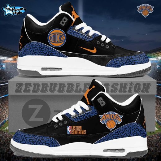 New York Knicks Custom AJ3 Sneakers 2026