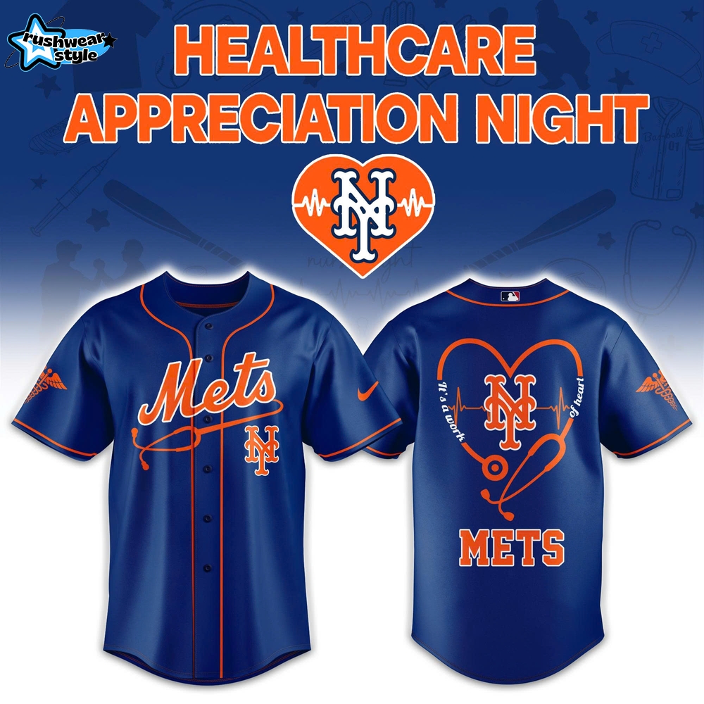 New York Mets Healthcare Appreciation Night 2026 Limited Jersey | Jogger | Cap V2 New York Mets Healthcare Appreciation Night 2026 Limited Jersey | Jogger | Cap V2